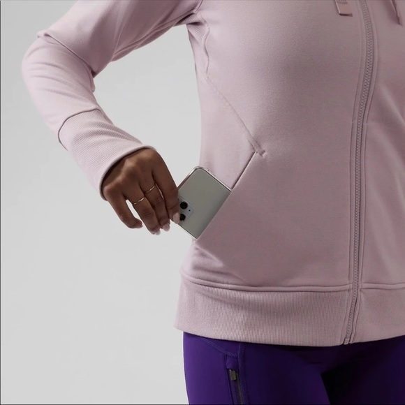 ATHLETA Triumph Hoodie In Shasta Purple - Picture 2 of 6